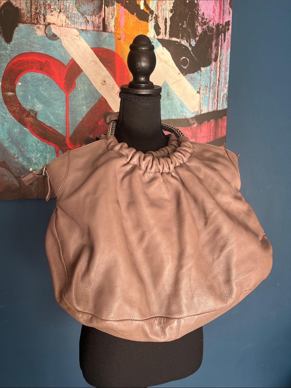 Stuart Weitzman Leather Hobo Bag